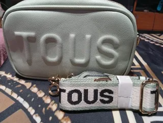 Bolso verde agua y dorado nuevo