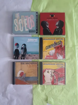 CD Los Secretos, Amaral, Sabina, Seguridad Social