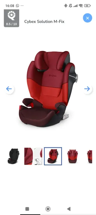 Silla Cybex Solution M-Fix