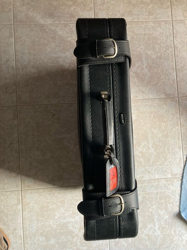 Mala de viagem preta Vintage Deldy