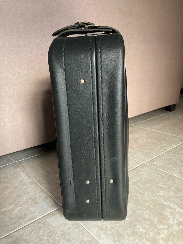 Mala de viagem preta Vintage Deldy