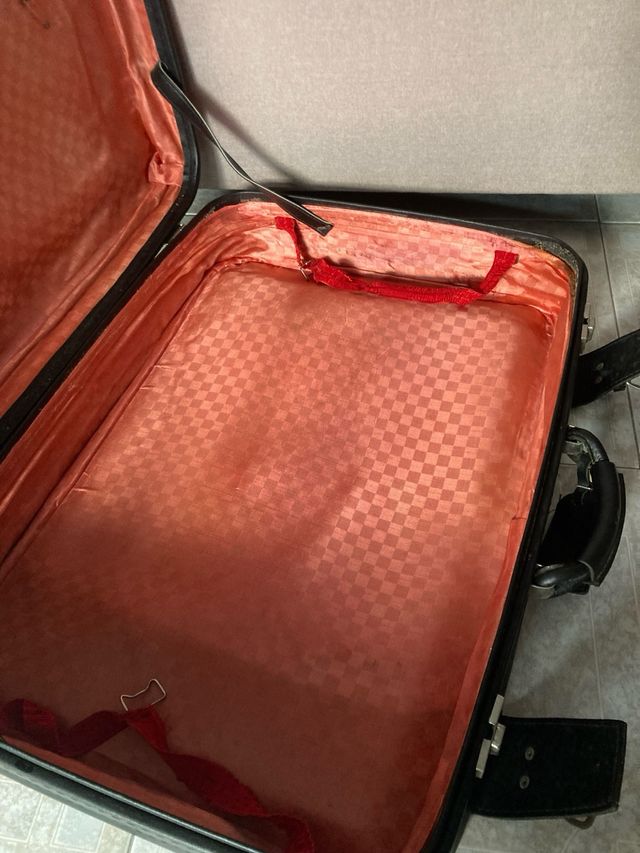 Mala de viagem preta Vintage Deldy