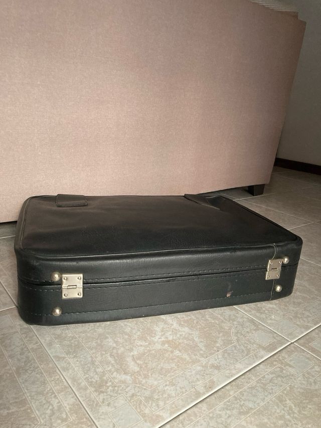 Mala de viagem preta Vintage Deldy