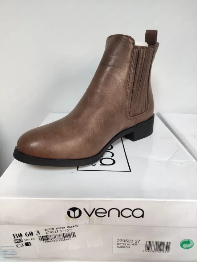 Botín Mujer Marrón Venca Diversas Tallas