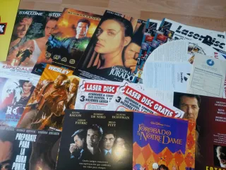 Lote Flyers Laserdisc Originales Películas