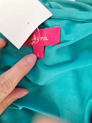 Blusa escote cruzado manga 3/4