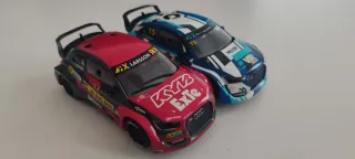 Lote 2 coches slot Audi S1 Scalextric