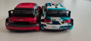 Lote 2 coches slot Audi S1 Scalextric