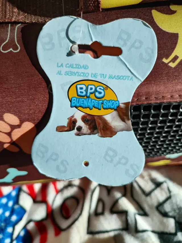 Bolso de viaje para perro con estampado