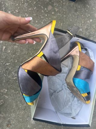 Zapatos de fiesta multicolor