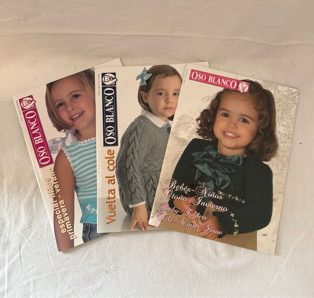 Revistas punto Oso Blanco. 3 unidades