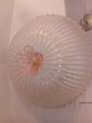 Plafoniera in vetro Antealuce