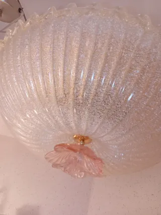 Plafoniera in vetro Antealuce