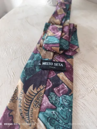 Cravatta Seta Made in Italy Nuova