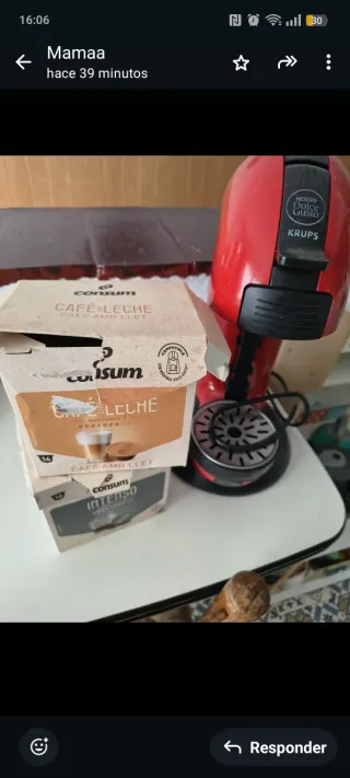 Cafetera Dolce Gusto Krups Roja