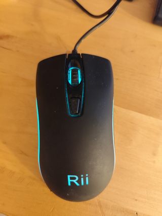 Ratón Rii Negro USB