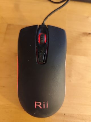 Ratón Rii Negro USB