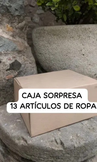 Caja sorpresa de ropa (13 artículos)