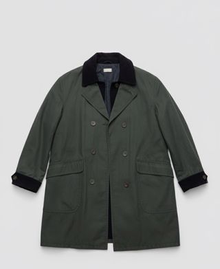 Chaqueta verde y negra