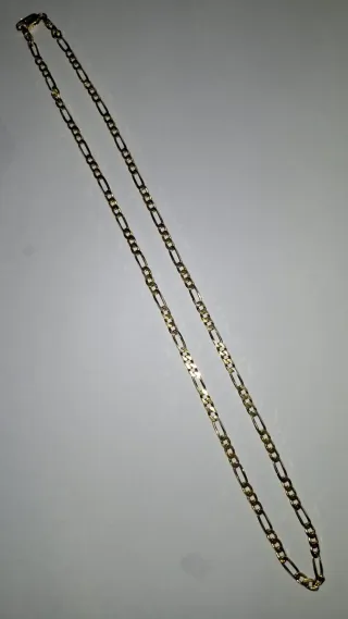Cadena Figaro Brillante Dorada