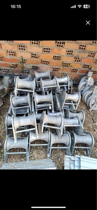 Bobinas de polea metálicas