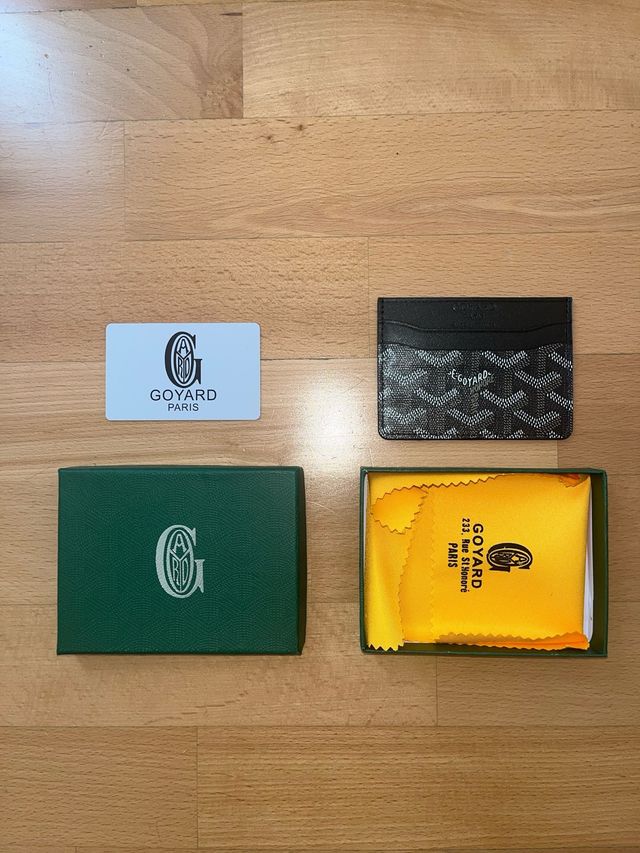 Tarjetero Goyard Negro