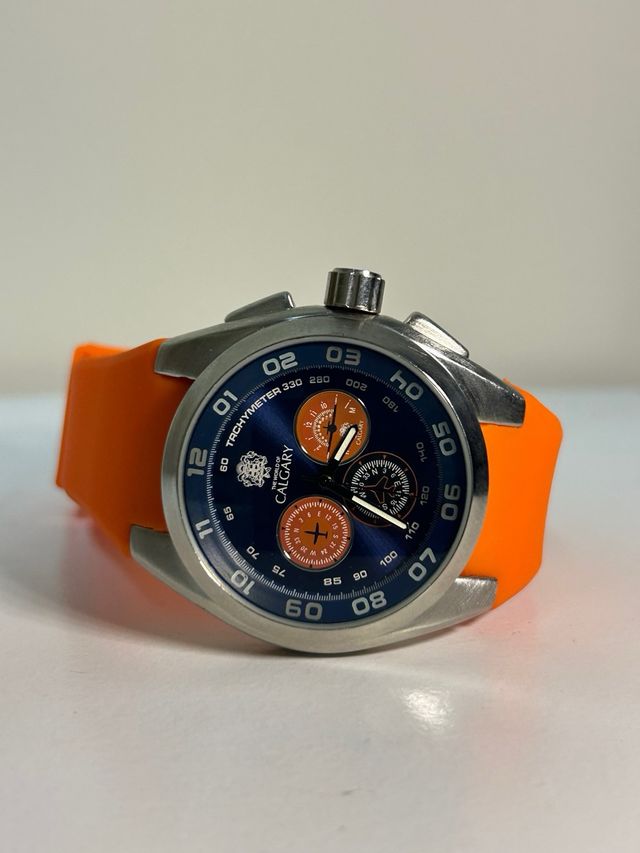 Reloj Cargary Azul y Naranja