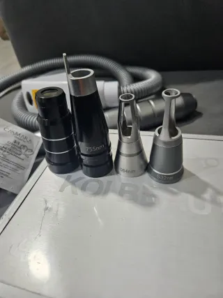 Mango nd yag con cabezales