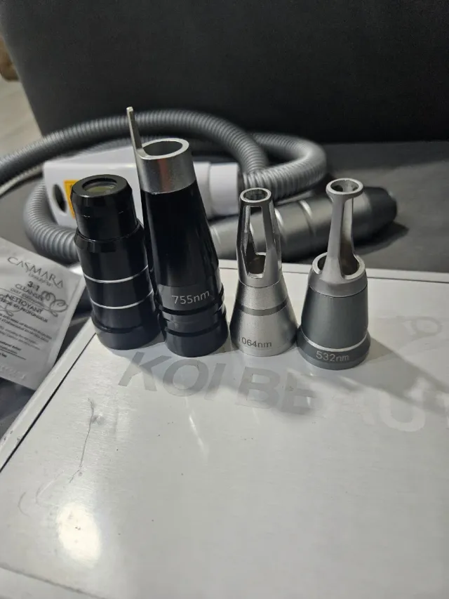 Mango nd yag con cabezales