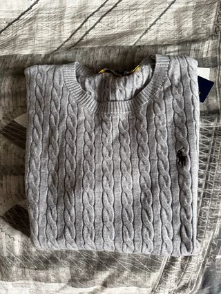 Jersey Polo Ralph Lauren Gris Talla M