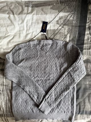 Jersey Polo Ralph Lauren Gris Talla M