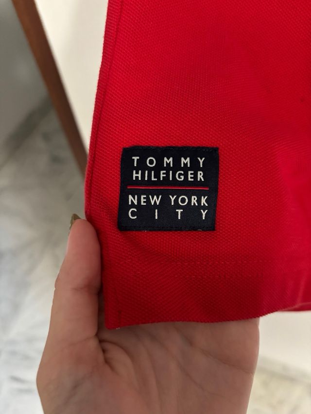 Polo Tommy Hilfiger Rayas Azul Rojo Blanco