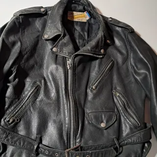 Chiodo Schott Nero Pelle