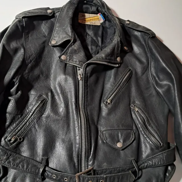 Chiodo Schott Nero Pelle