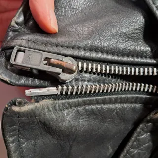 Chiodo Schott Nero Pelle