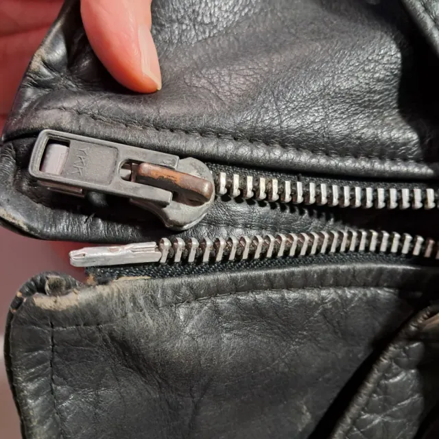 Chiodo Schott Nero Pelle