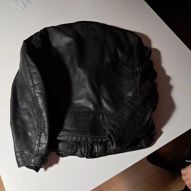 Chiodo Schott Nero Pelle