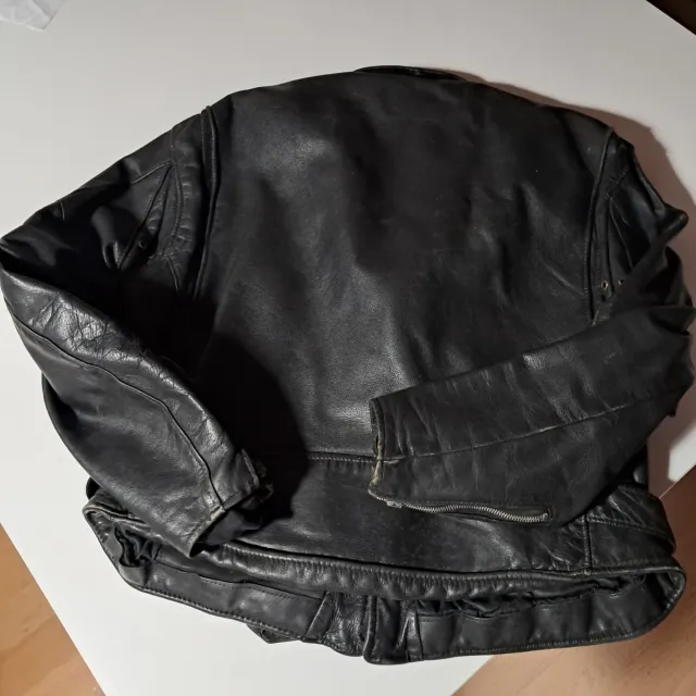 Chiodo Schott Nero Pelle