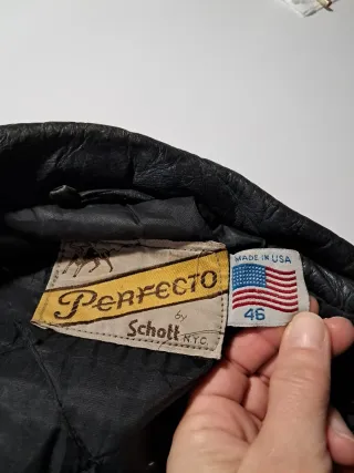 Chiodo Schott Nero Pelle