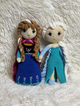 Muñeca Anna Crochet Princesa Frozen