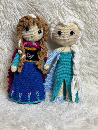 Muñeca Anna Crochet Princesa Frozen