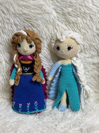 Muñeca Anna Crochet Princesa Frozen