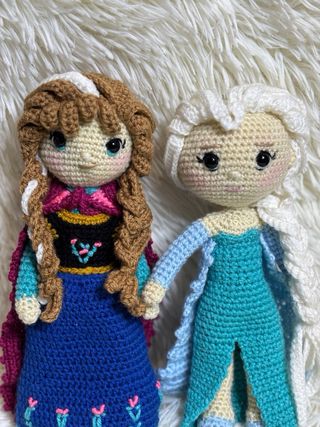 Muñeca Anna Crochet Princesa Frozen