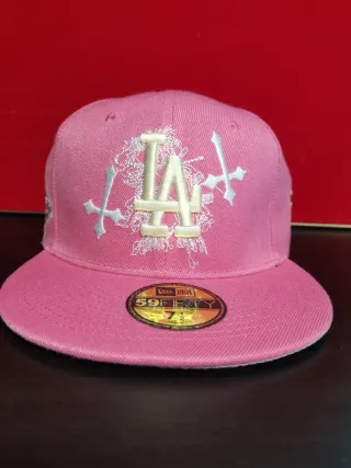 Gorra New Era 59Fifty Rosa LA Talla 7.1/4