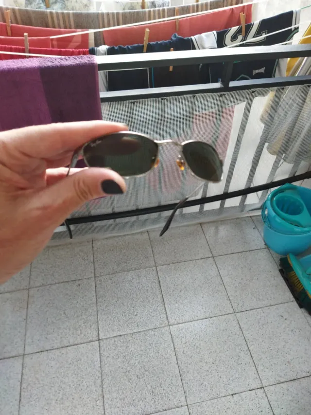 Gafas Ray-Ban Negro y Dorado