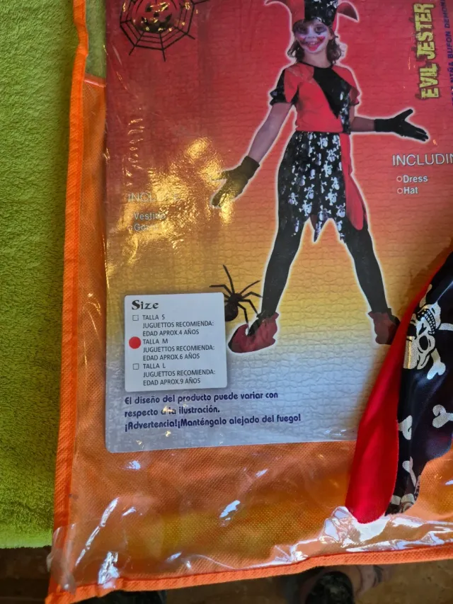 Disfraz niña pirata calaveras