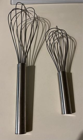 Coppia fruste cucina in acciaio inox