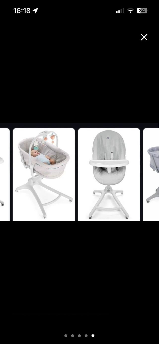 cuco con diferentes posiciones convertible en tron