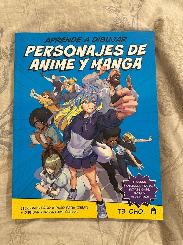 Libro "Aprende a dibujar personajes de Anime"