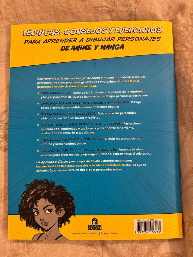 Libro "Aprende a dibujar personajes de Anime"